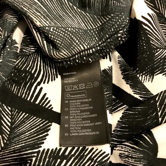 Adorable Palm Leaf Print Sun Dress - Picture 8 of 8